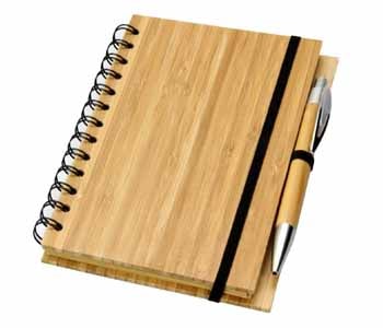 Eco friendly wooden diary